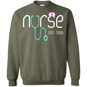 New Nurse Est 2018 T-shirt Nursing School Graduation