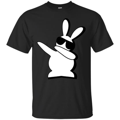 Dabbing Hip Hop Bunny Easter Shirt Black