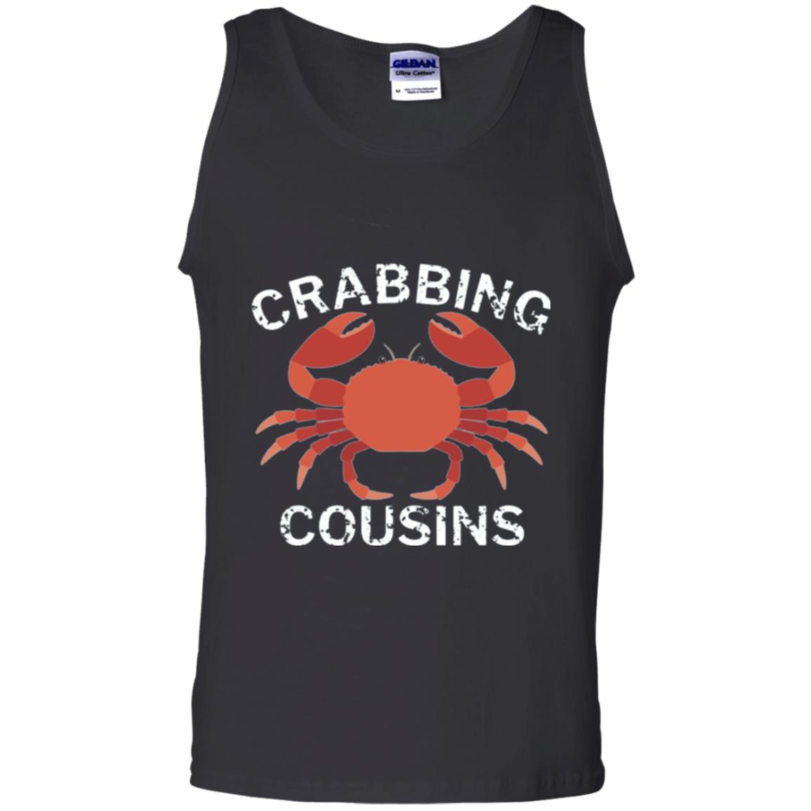 Fishing Lovers T-shirt Crabbing Cousins Black