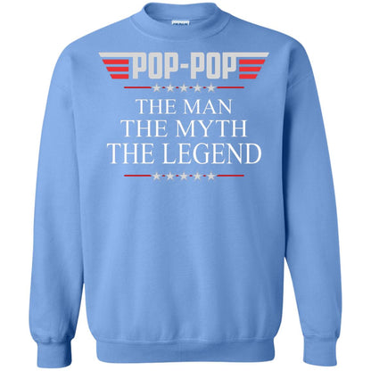 Pop-pop The Man The Myth The Legend Father_s Day T-shirt Carolina Blue
