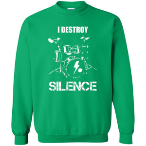 Drummer T-shirt I Destroy Silence