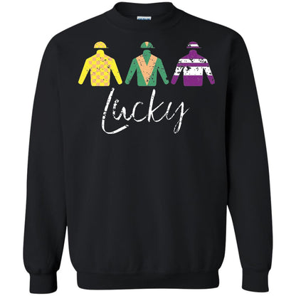 Derby Jockey Shirt Lucky Derby Apparel Derby Black