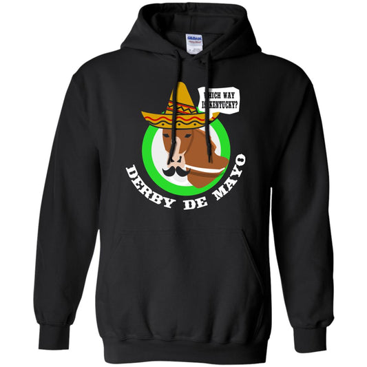 Derby De Mayo Kentucky Sombrero Mexican Horse Race T-shirt Black