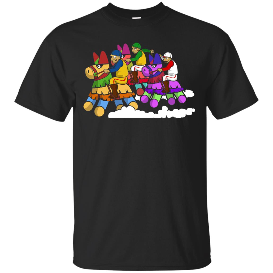 Derby Party Pinata Jockeys Cinco De Mayo Horse Race Shirt Black