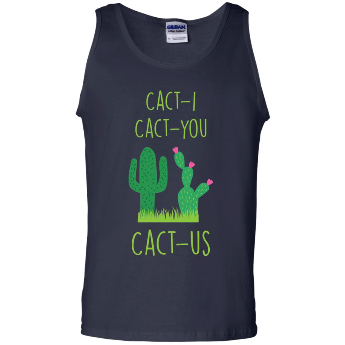 Funny Cactus Shirt Cact-i Cact-us Spring Desert Cactus Navy