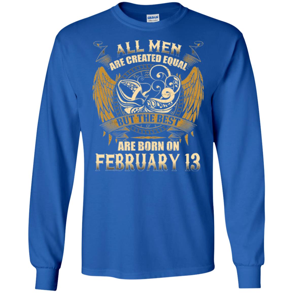 Aquarius T-shirt The Best Are Born On February 13 Royal