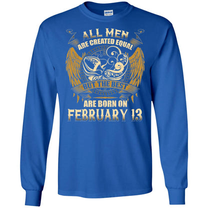 Aquarius T-shirt The Best Are Born On February 13 Royal