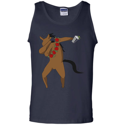 Derby Party 2018 Funny Dabbing Horse Shirt Navy