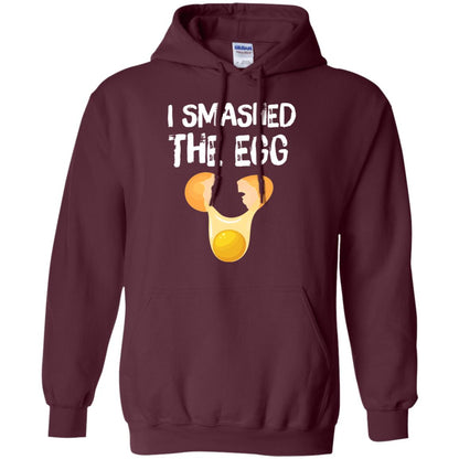 I Smashed The Egg Shirt Maroon
