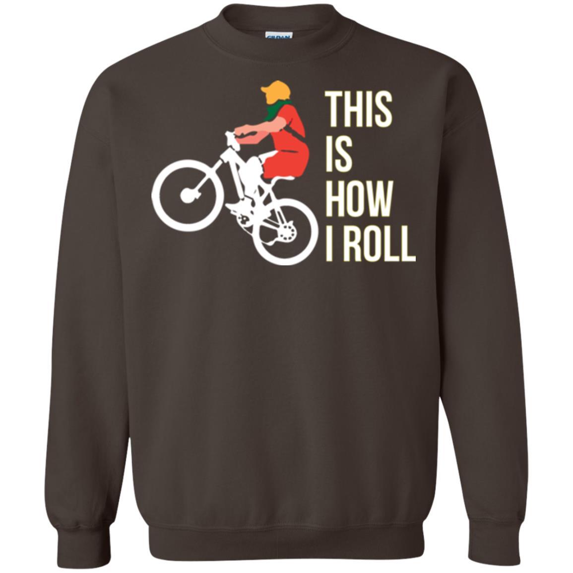 Bicycle T-shirt This Is How I Roll Dark Chocolate
