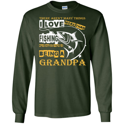 But One Of Them Is Being A Grandpa Papa T-shirt Forest Green