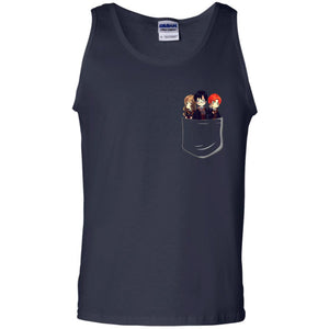 Harry Potter Pocket Movie Lover T-shirtG220 Gildan 100% Cotton Tank Top