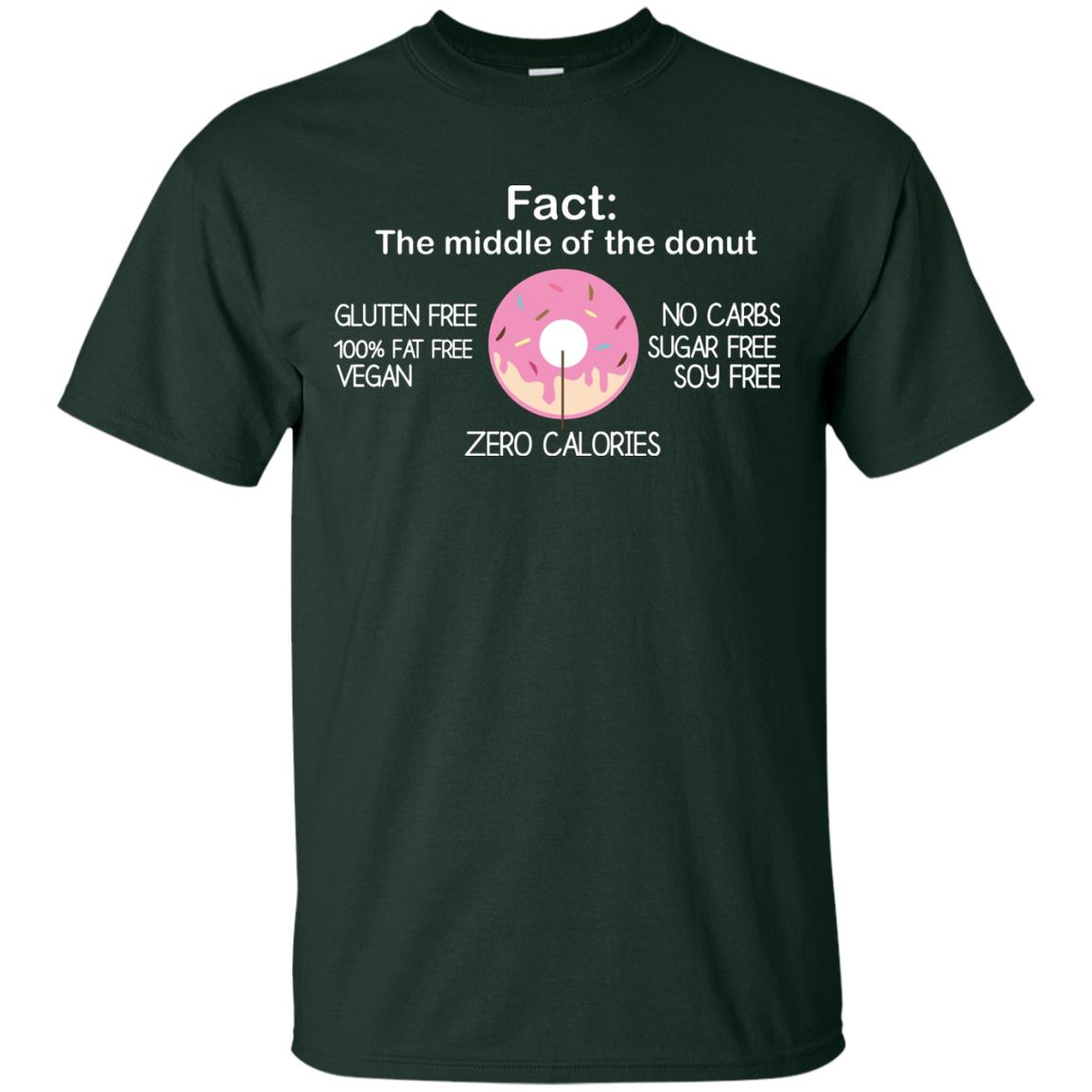 Fact The Middle Of The Donut Zero Calories Shirt Forest