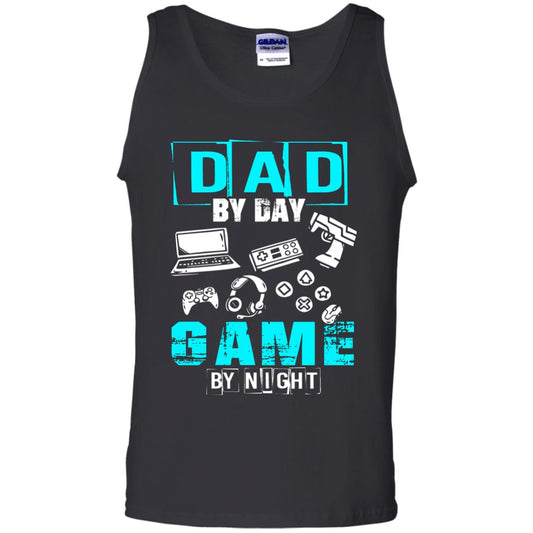 Dad By Day Gamer By Night Gamer T-shirt Black