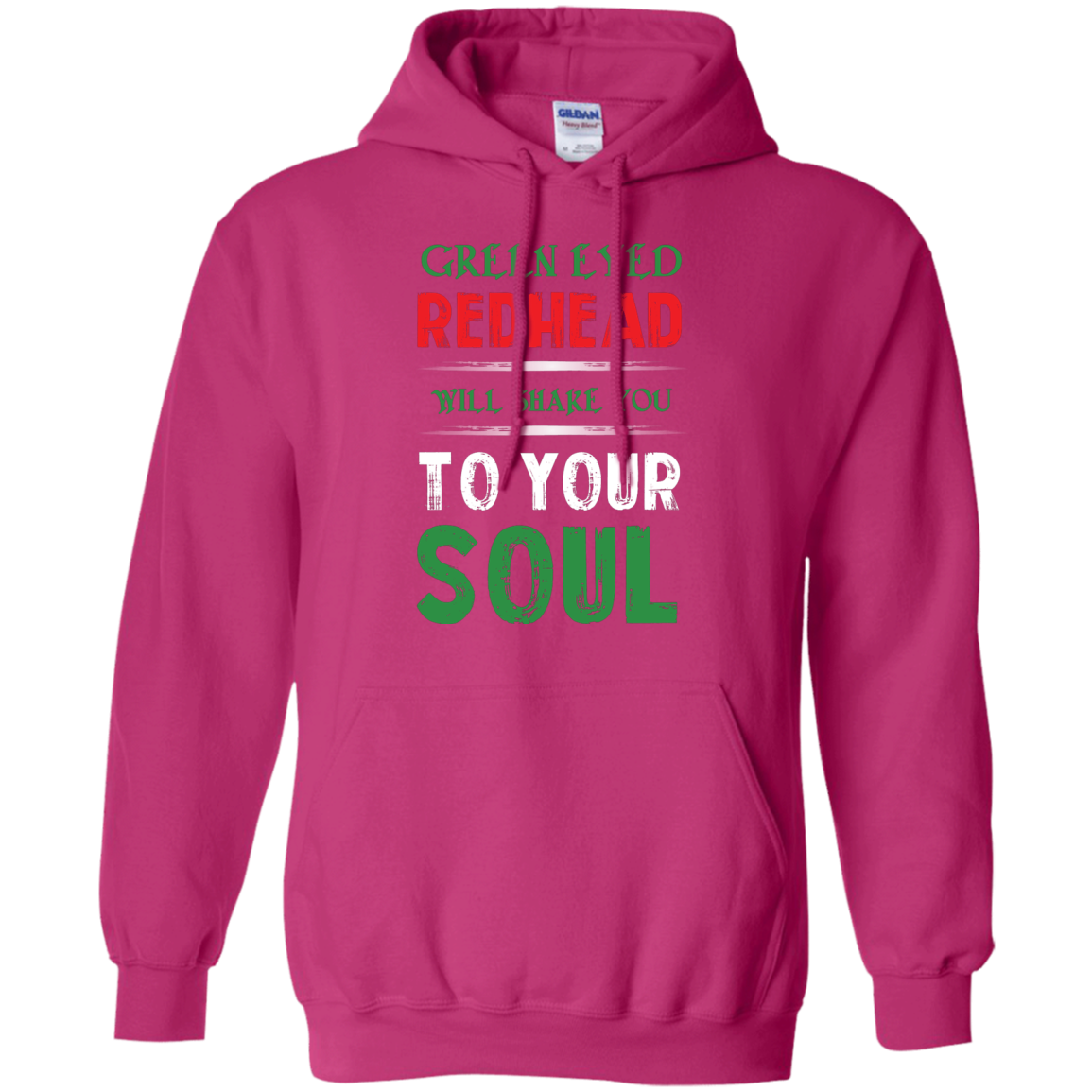 Redhead T-Shirt Green Eyed Redhead Will Shake You To Your Soul Heliconia