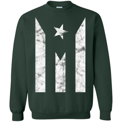 Boricua T-shirt Puerto Rico Black Flag T-shirt Forest Green