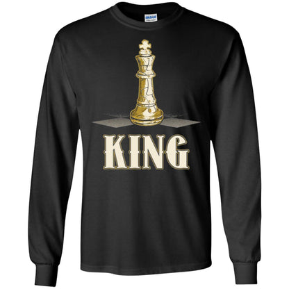 King Chess Piece Chess Player T-shirt Black