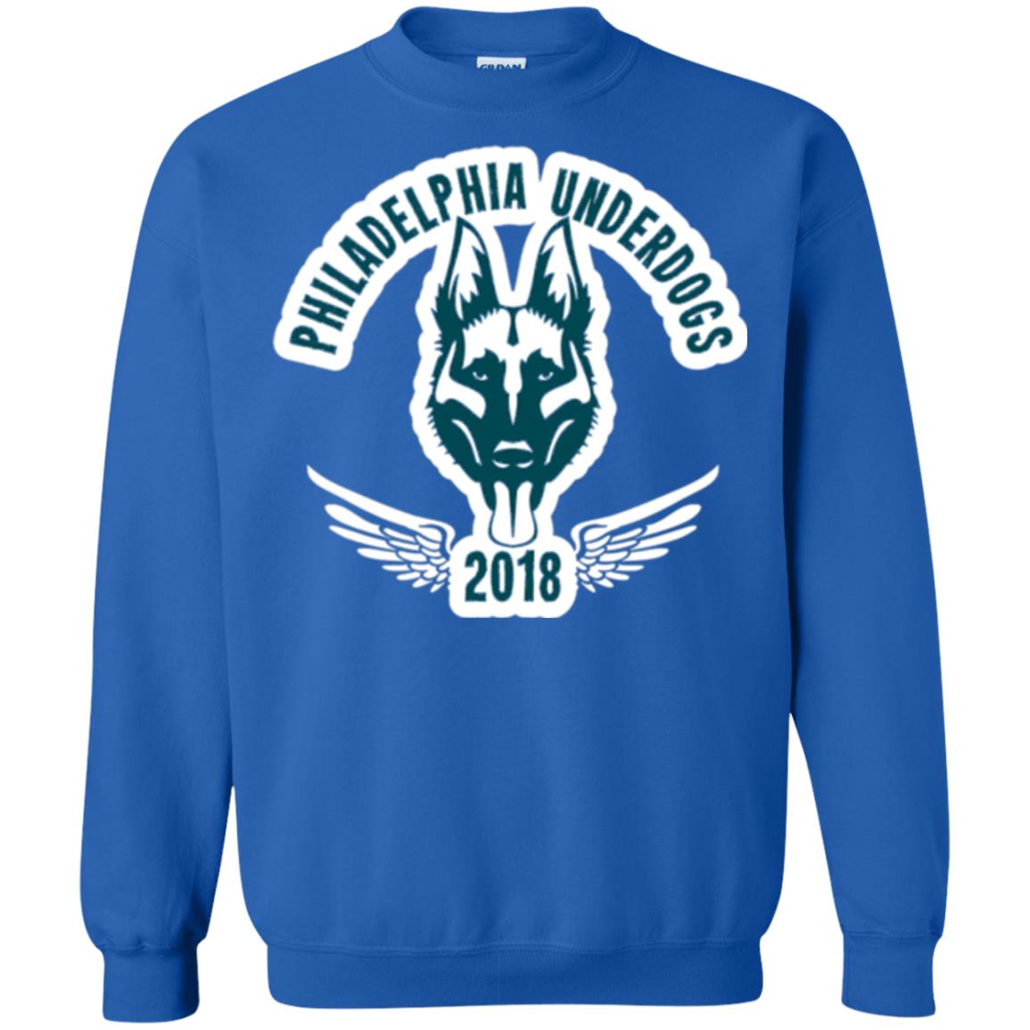 Dog Lover T-shirt Philadelphia Underdogs Royal