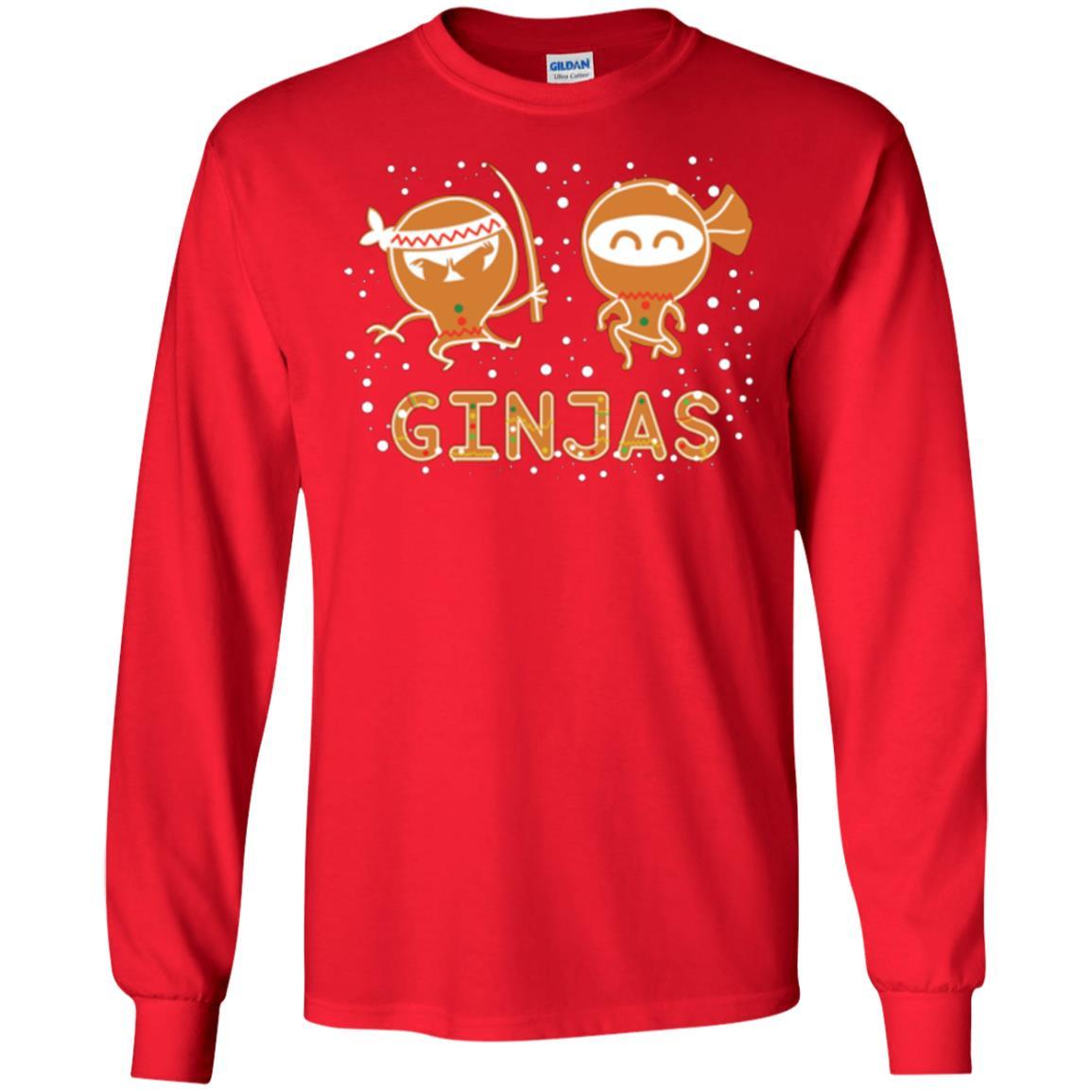 Christmas T-shirt Ginjas Red