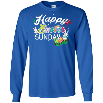 Christian T-shirt Happy Easter Sunday Royal