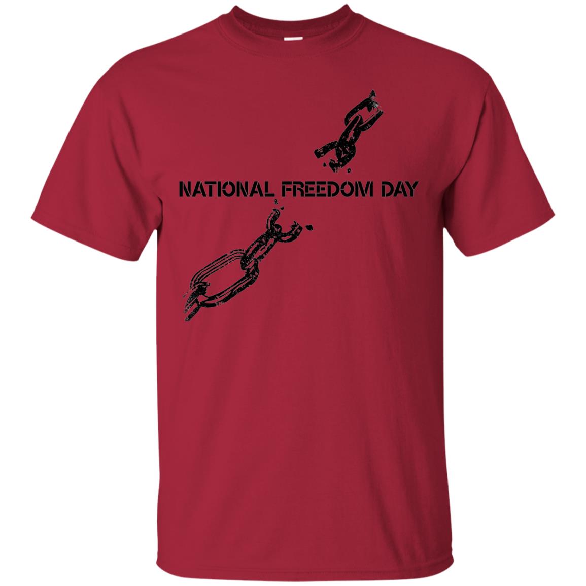 Veteran T-shirt National Freedom Day T-shirt Cardinal