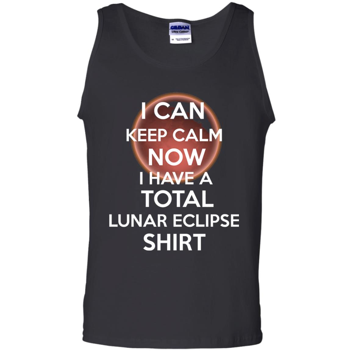 Lunar Eclipse 2018 Shirt Blood Moon Keep Calm Now T-shirt Black