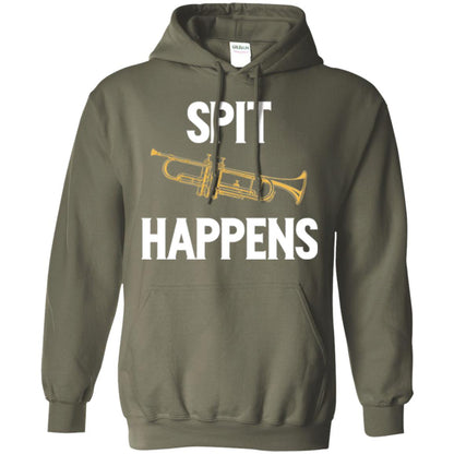 Trumpet Players T-shirt Spit Happens Military Green