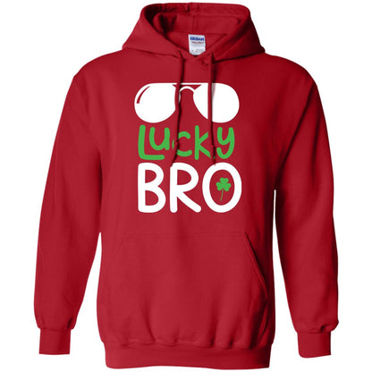 Lucky Bro St. Patrick_s Day T-shirt Red