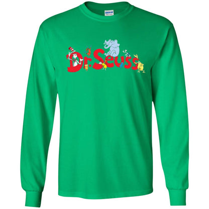 Dr. Seuss Family National Wear Red Day T-shirt Irish Green