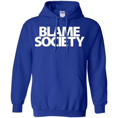 Mens Blame Society Urban Hip Hop T-shirt Royal