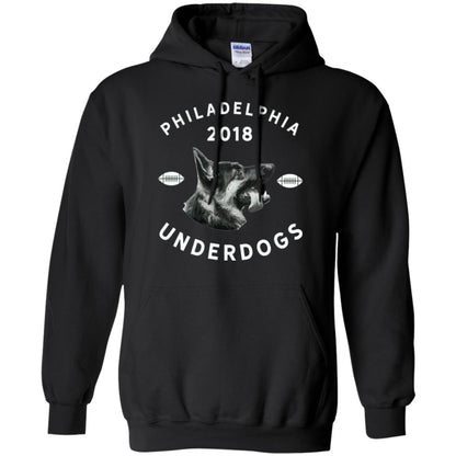 Dog Lover T-shirt Philly Philadelphia Underdogs 2018 Game Day Black