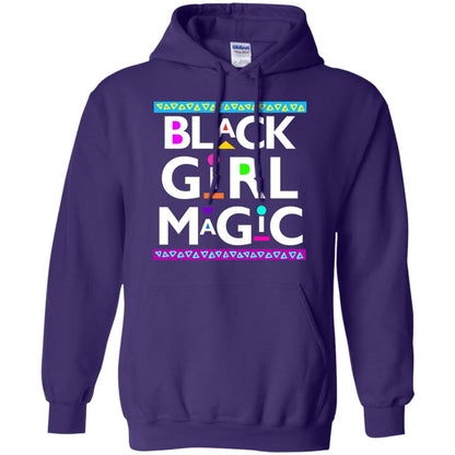 Black Girl Magic T-shirt Women_s Black History Purple