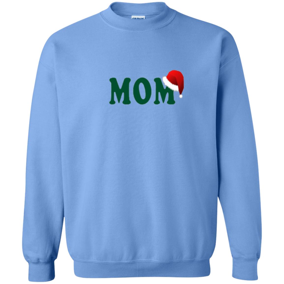 Christmas T-shirt Mom Santa Carolina Blue