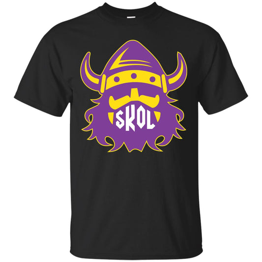 Skol Nordic Viking Helmet T-shirt Black