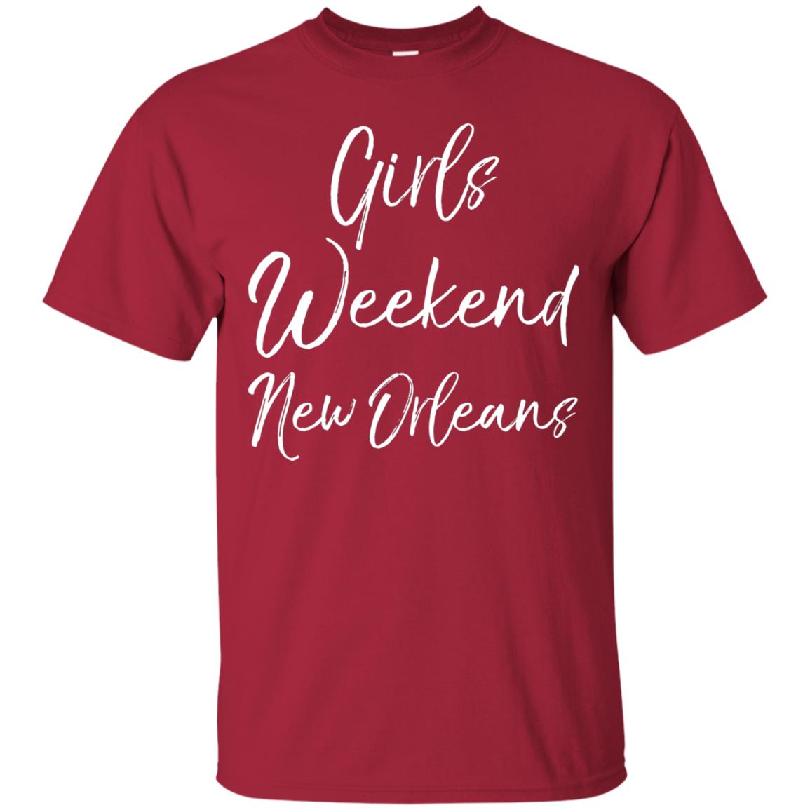 Girls Weekend New Orleans Gift Shirt For Cute Ladies Trip Party Cardinal