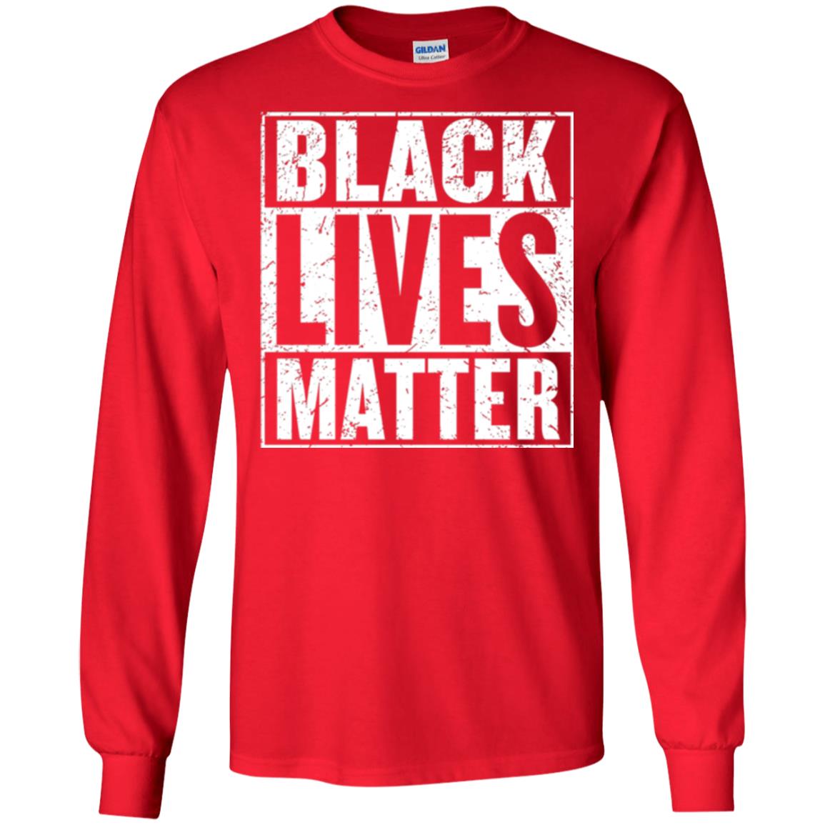 Black Pride African American Gift T-shirt Black Lives Matter Red