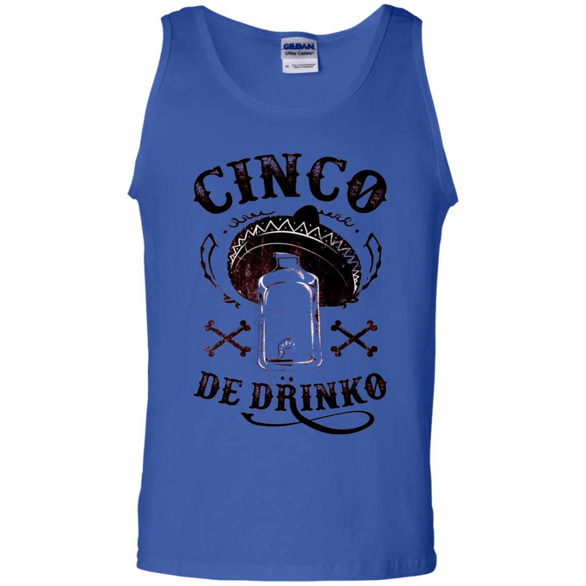 Badass Cinco De Drinko T-shirt Funny Cinco De Mayo Royal