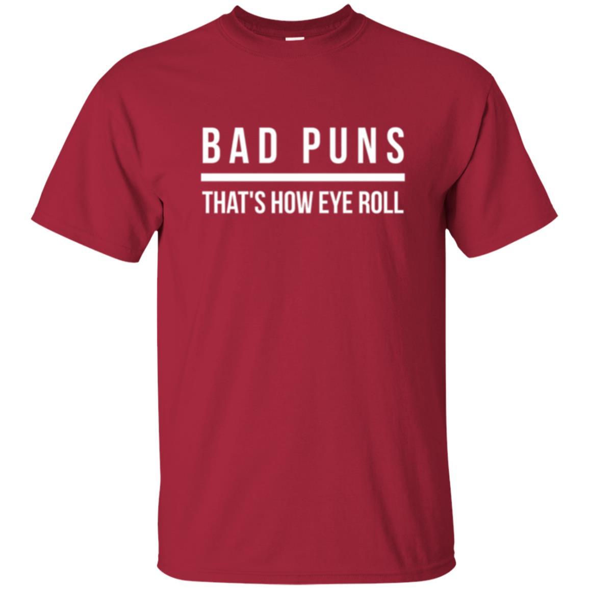 Student T-shirt Bad Puns That's How Eye Roll Cardinal