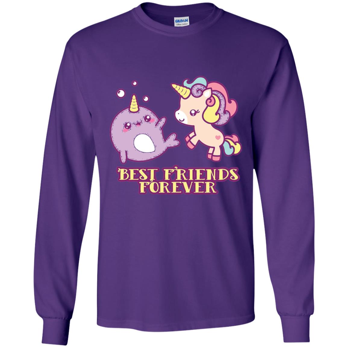Cute Kawaii T-shirt Bff Best Friends Forever Purple