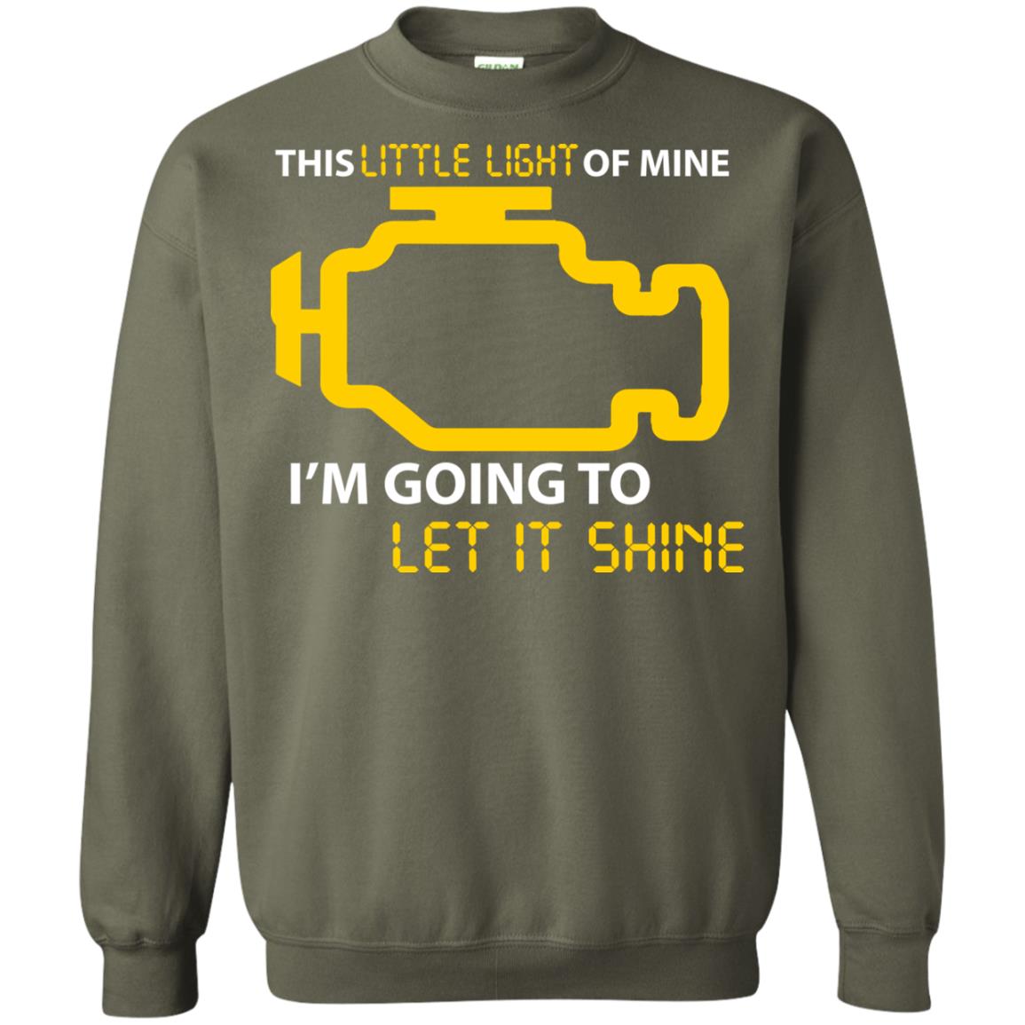 Engineer T-shirt This Little Light Of Mine Military Green