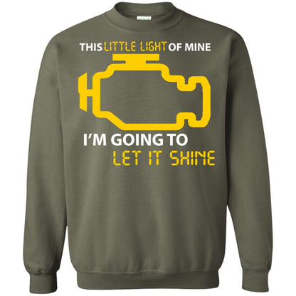 Engineer T-shirt This Little Light Of Mine Military Green