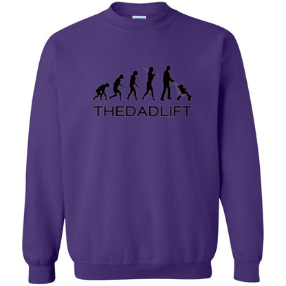 The Evolution Of Man T-shirt Thedadlift Purple