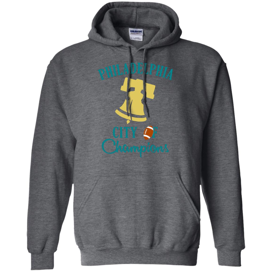Football Lover T-shirt Philadelphia City Of Champion Dark Heather