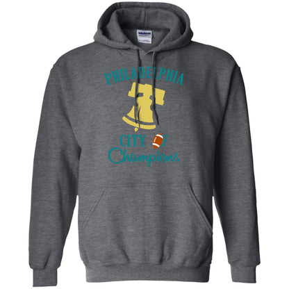 Football Lover T-shirt Philadelphia City Of Champion Dark Heather