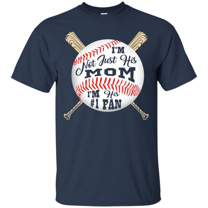 Baseball Mom Shirt Im Not Just His Mom Fan Navy