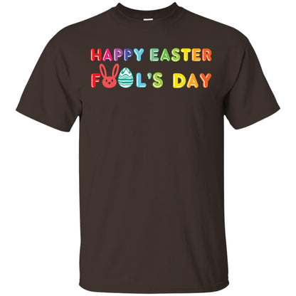 Happy Easter Fool’s Day T-shirt For Easter Holiday Dark Chocolate