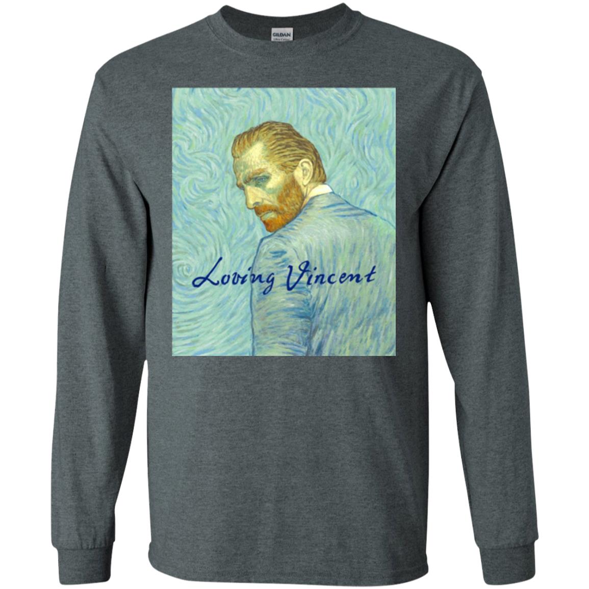 Movie Poster T-shirt Loving Vincent Dark Heather