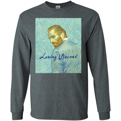 Movie Poster T-shirt Loving Vincent Dark Heather