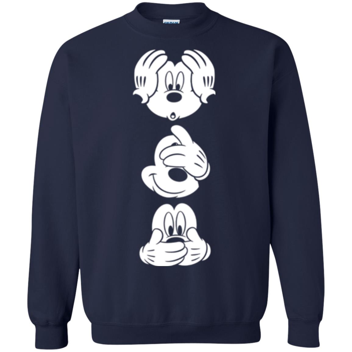 Cartoon T-shirt Disney Mickey Mouses Graphic Navy