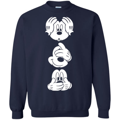 Cartoon T-shirt Disney Mickey Mouses Graphic Navy